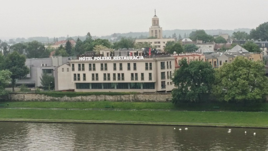 Poland wawel river view