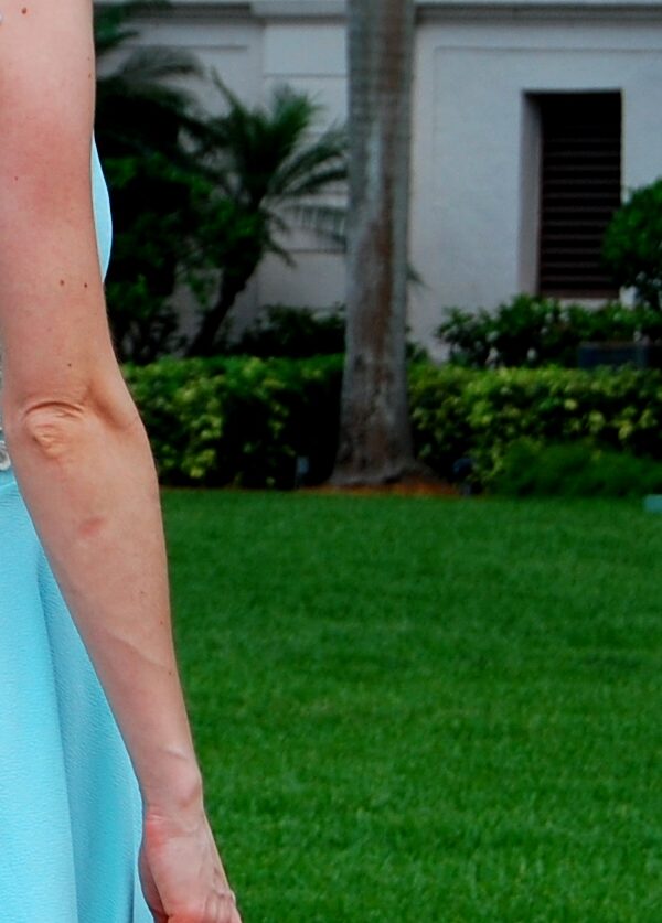 aqua dress