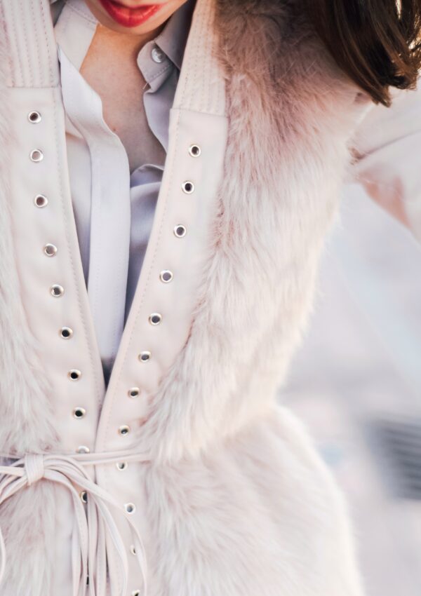 Fur Vest X Guess