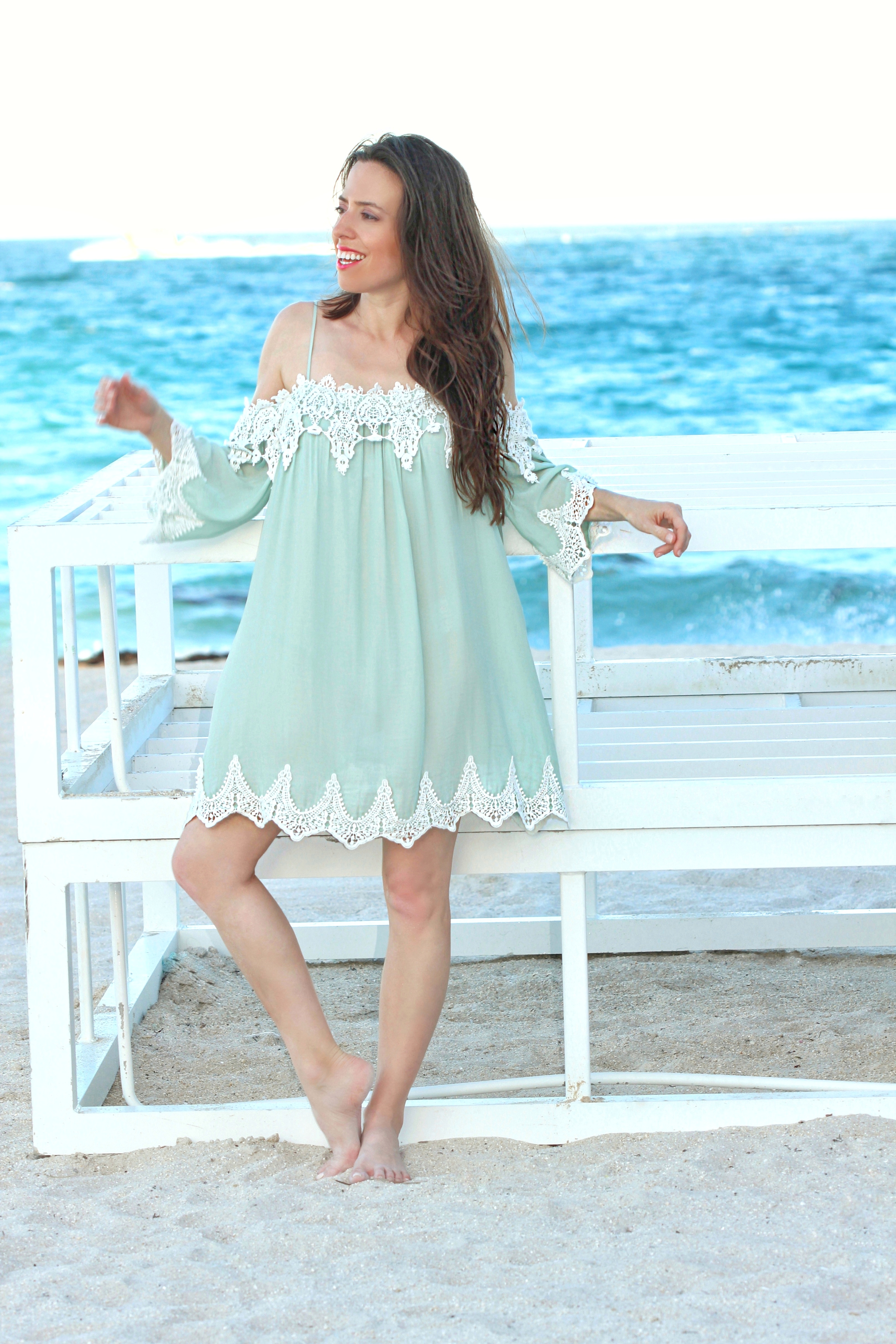 mint summer dress