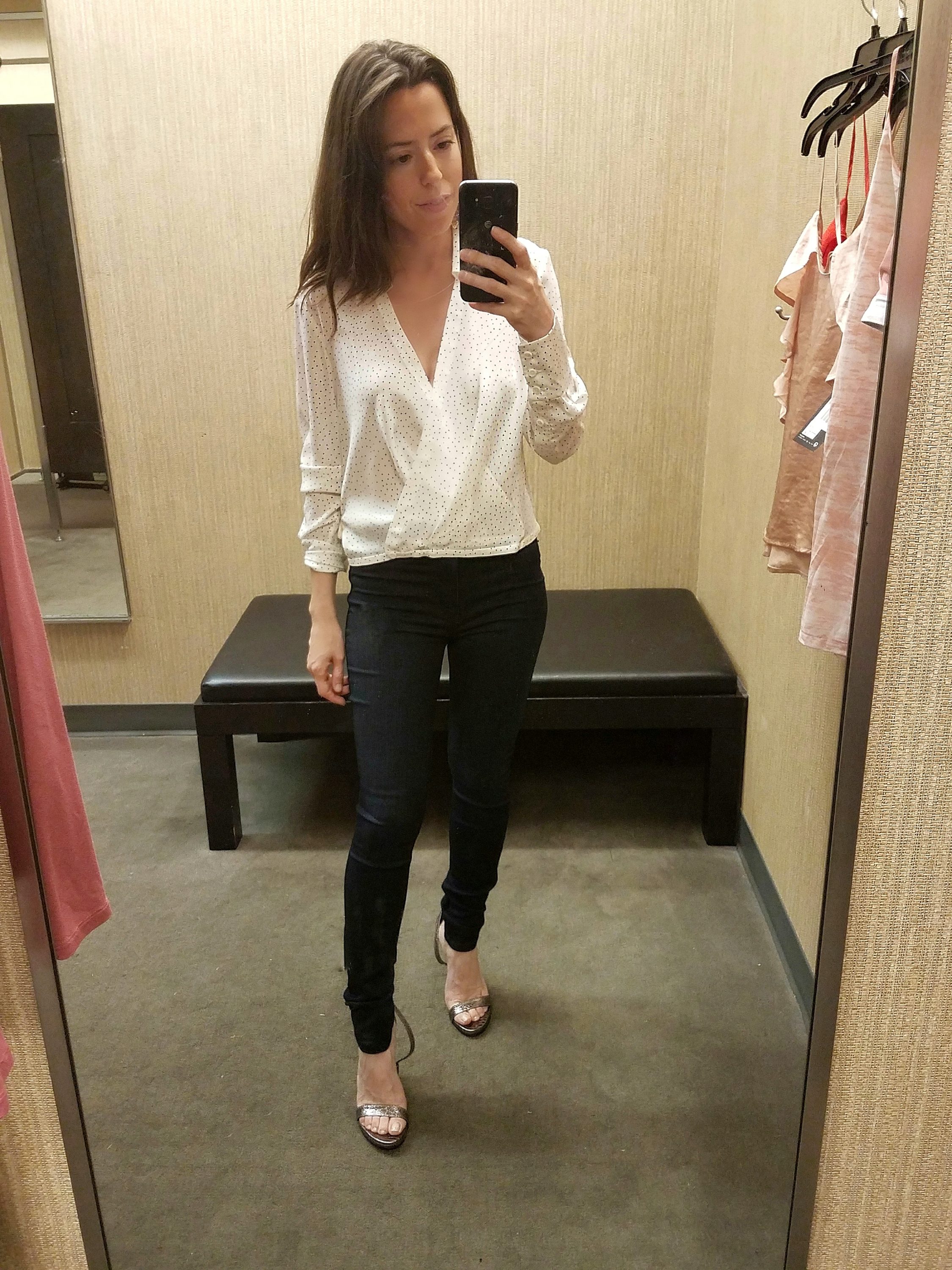 DVF silk blouse