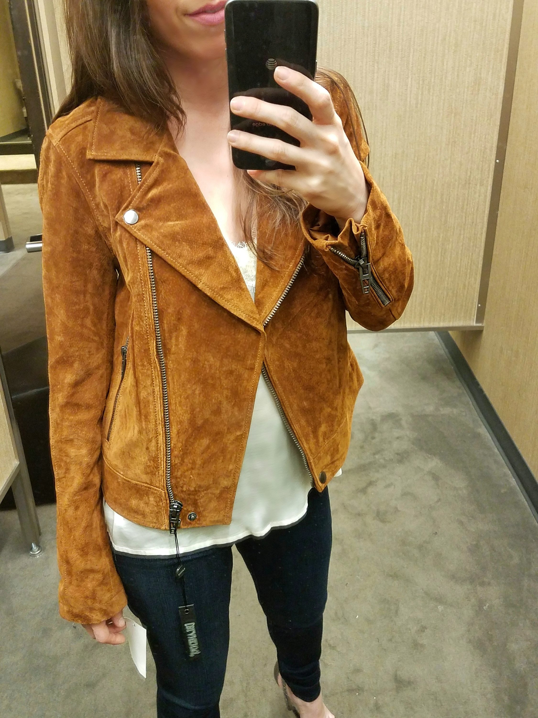 suede moto jacket