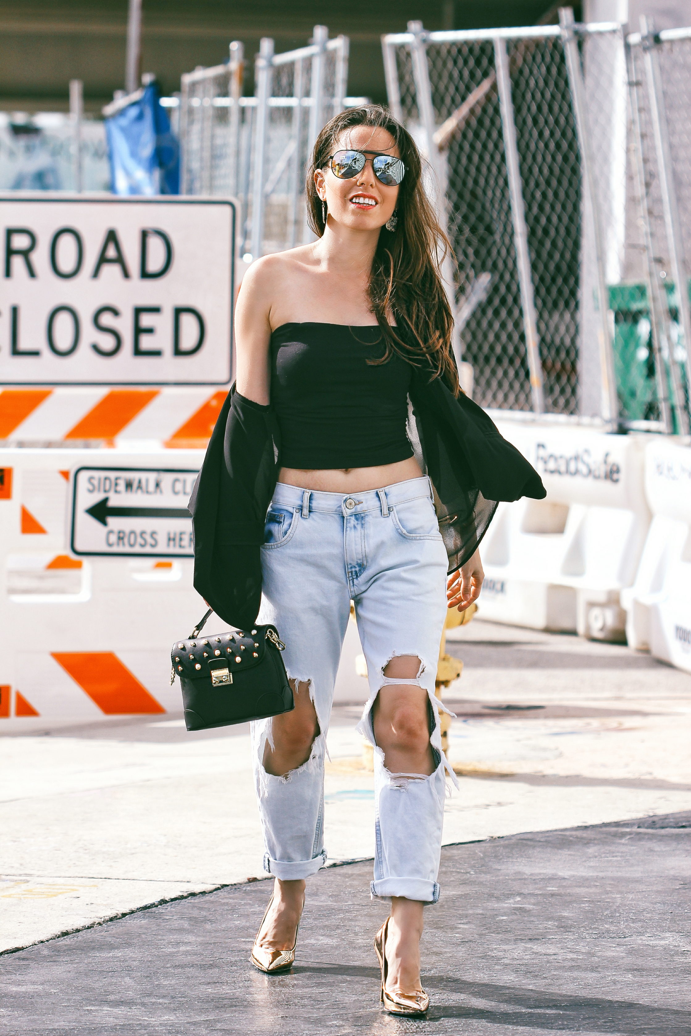 how to wear boyfriend jeans