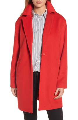 red coat wool blend