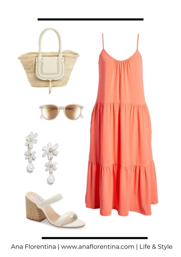 Shop The Look – Coral Dress