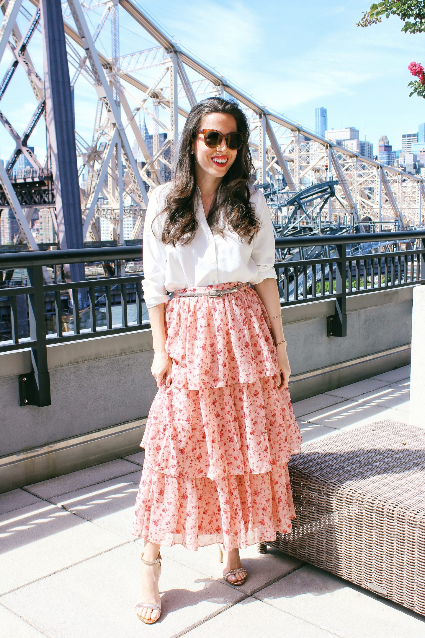 ana-florentyna-wearing-rachel-parcell-tiered-skirt