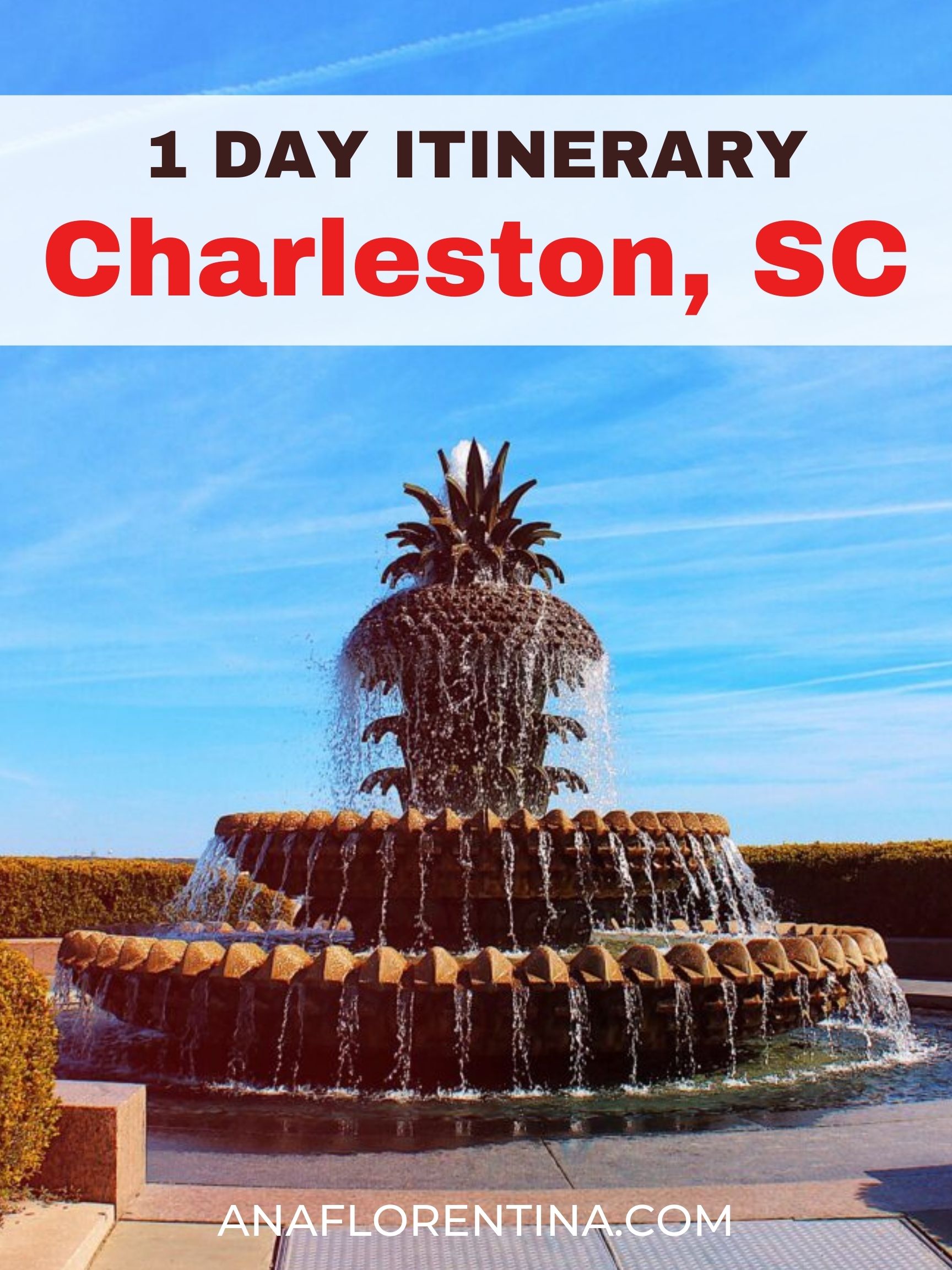 Charleston 1 Day itinerary