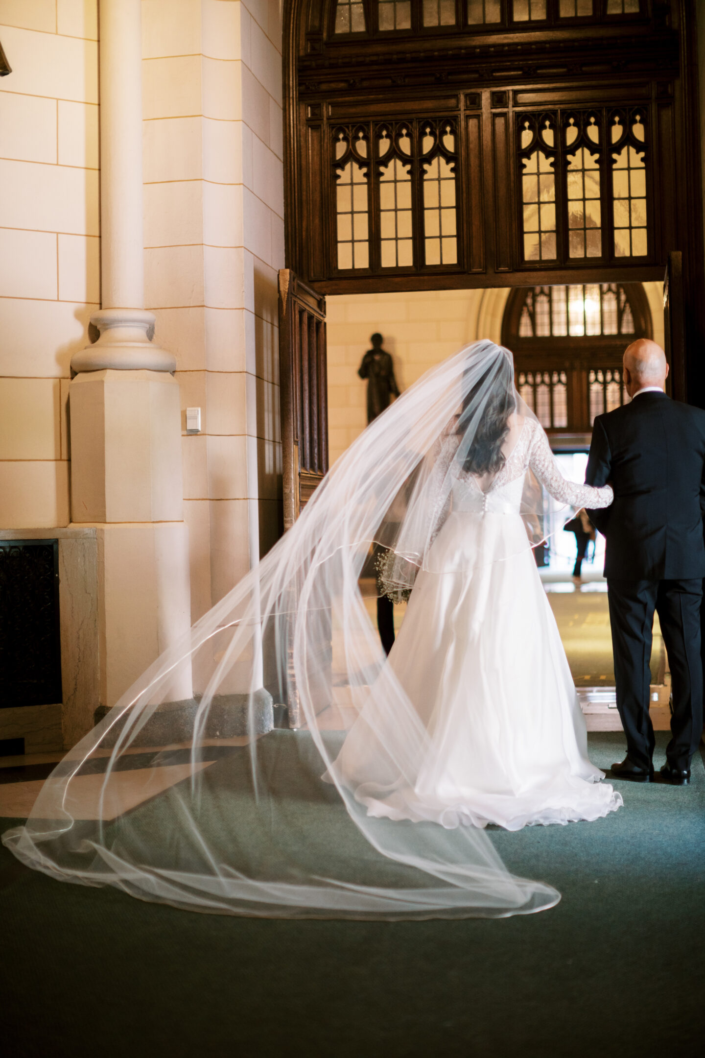 Ana Florentina wedding at St Patricks Cathedral