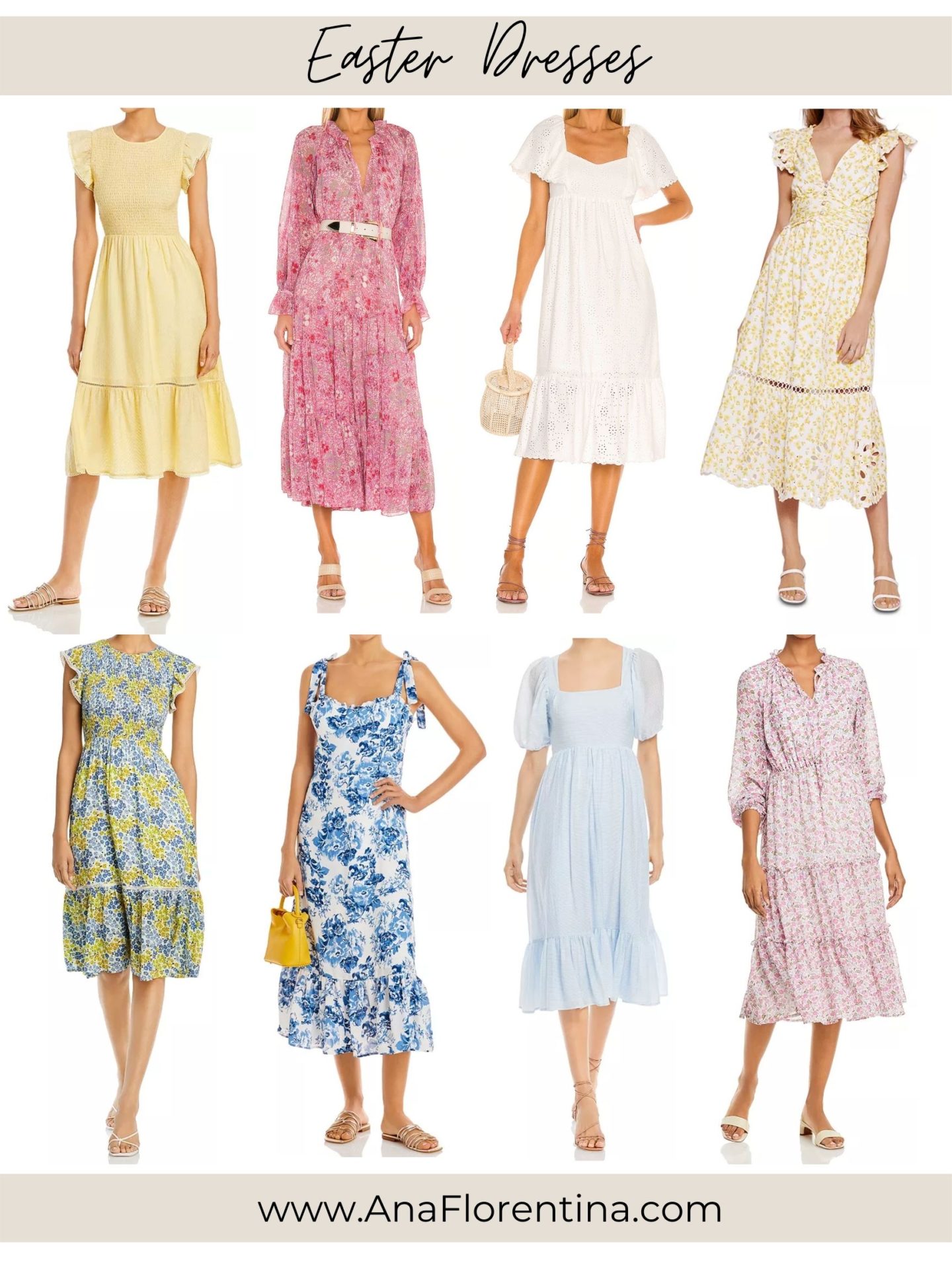 Easter dresses outfit ideas by Ana Florentina