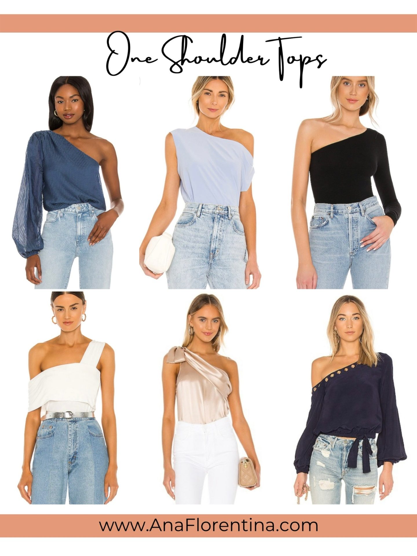 Todays Style Trend One Shoulder Top