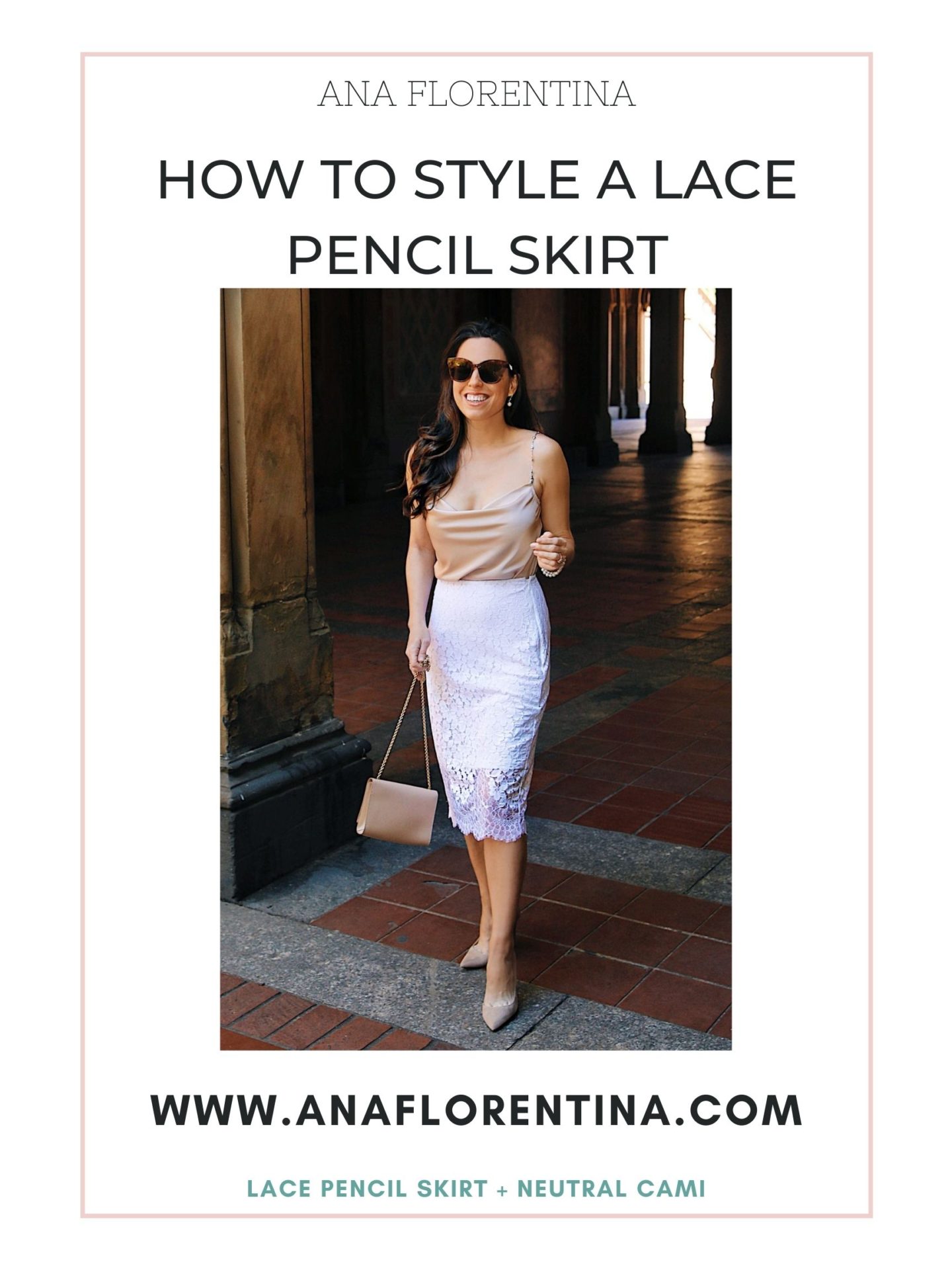 How To Style A Lace Pencil Skirt