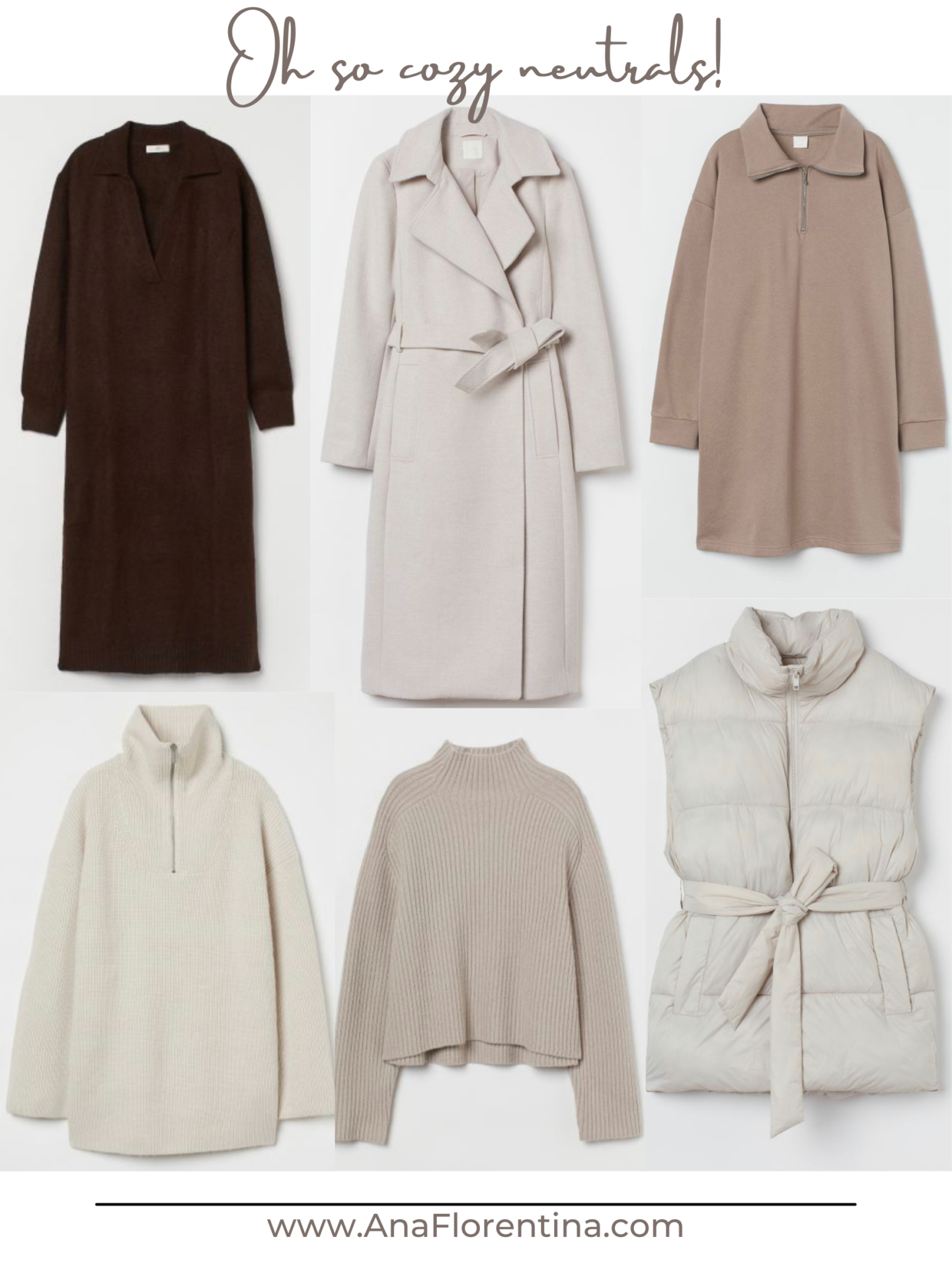 cozy neutrals starting at 35