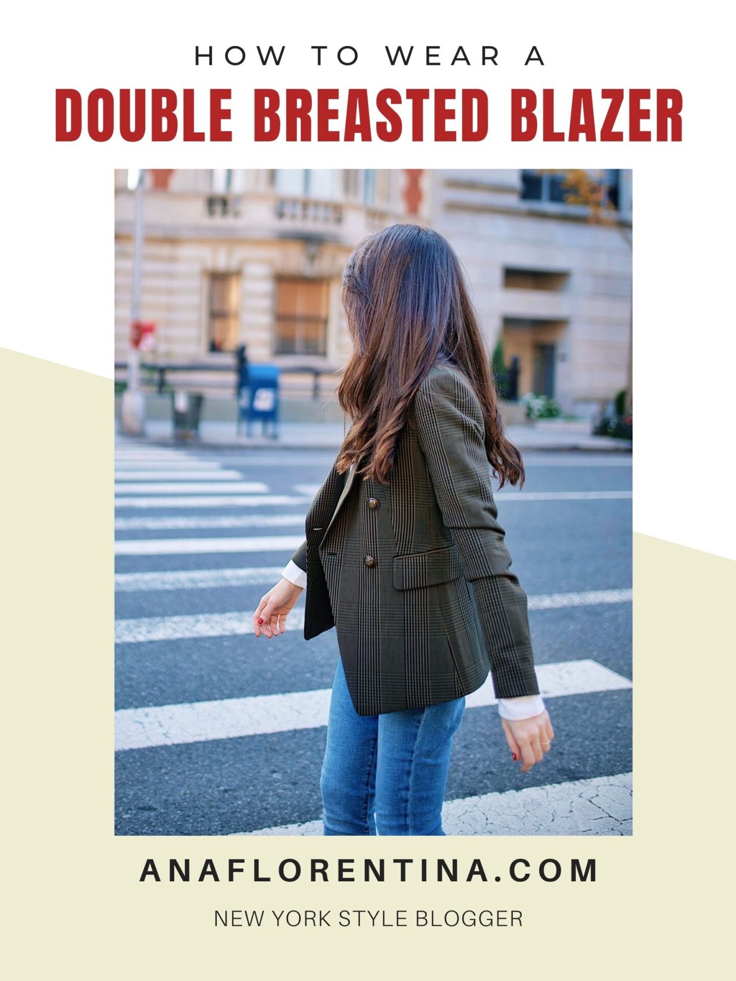 how to wear a double breasted blazer