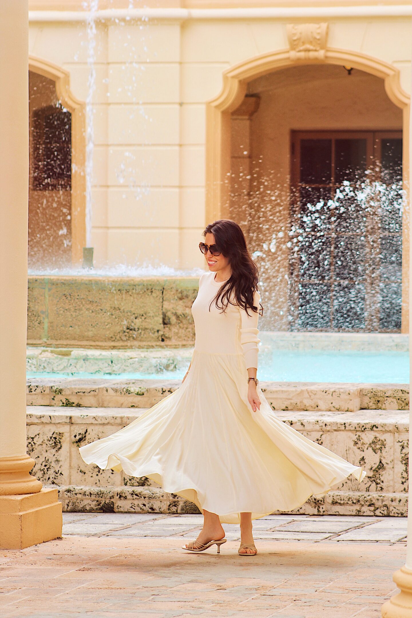 Ana Florentina Style Blogger at the Biltmore Hotel in Coral Gables Miami