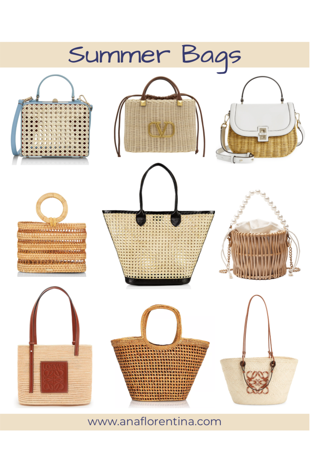 best summer wicker basket bags