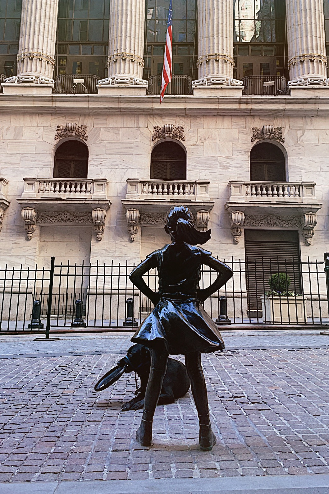 Fearless Girl Sculpture Wall Street