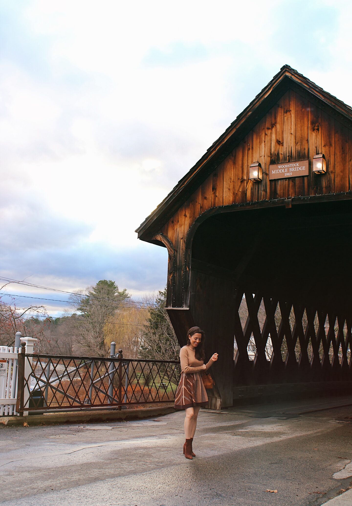 covered bridge woodstock vt