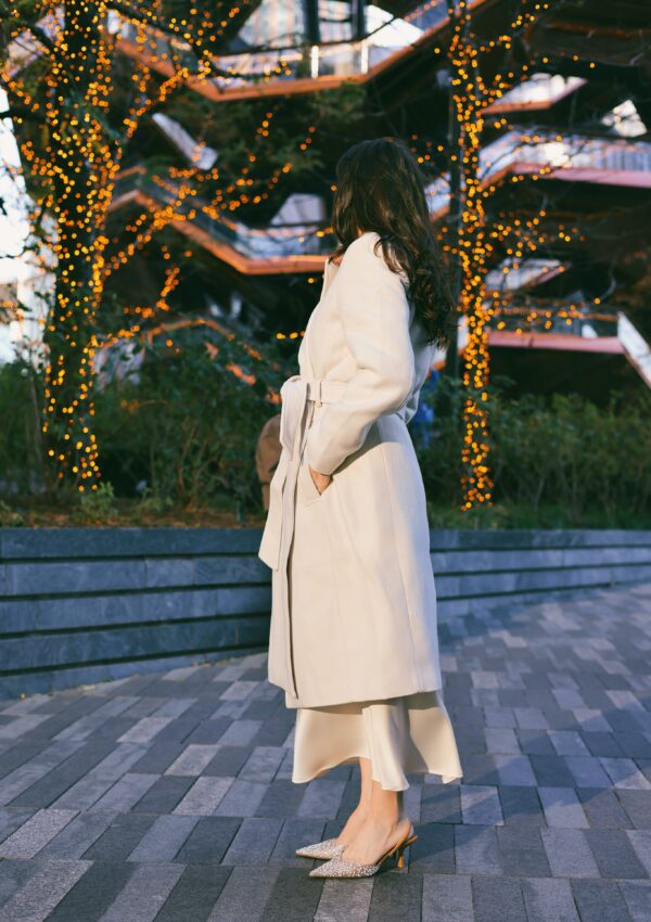 white-coat-silk-skirt-outfit