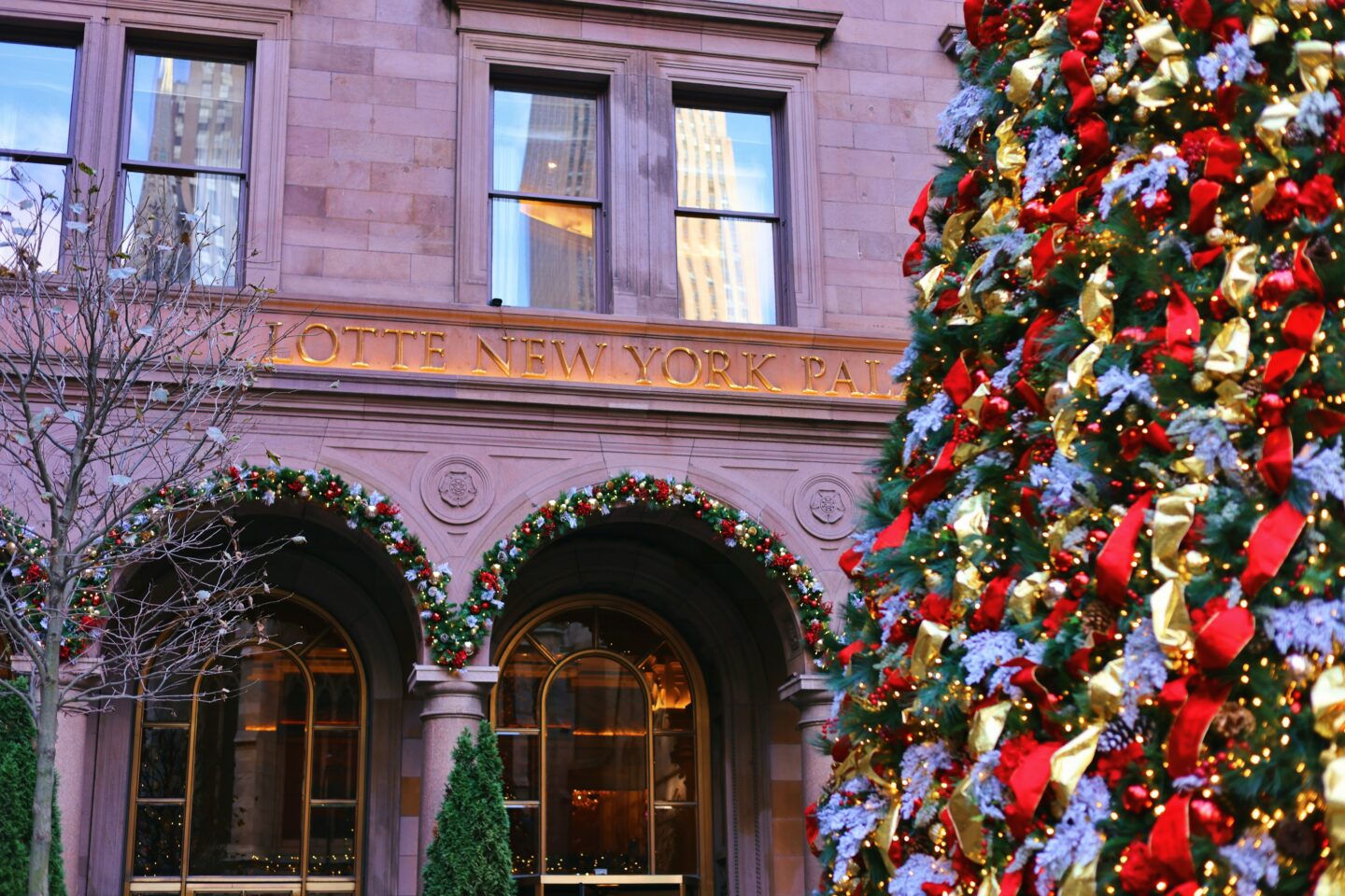 Lotte New York Palace Christmas Tree NYC