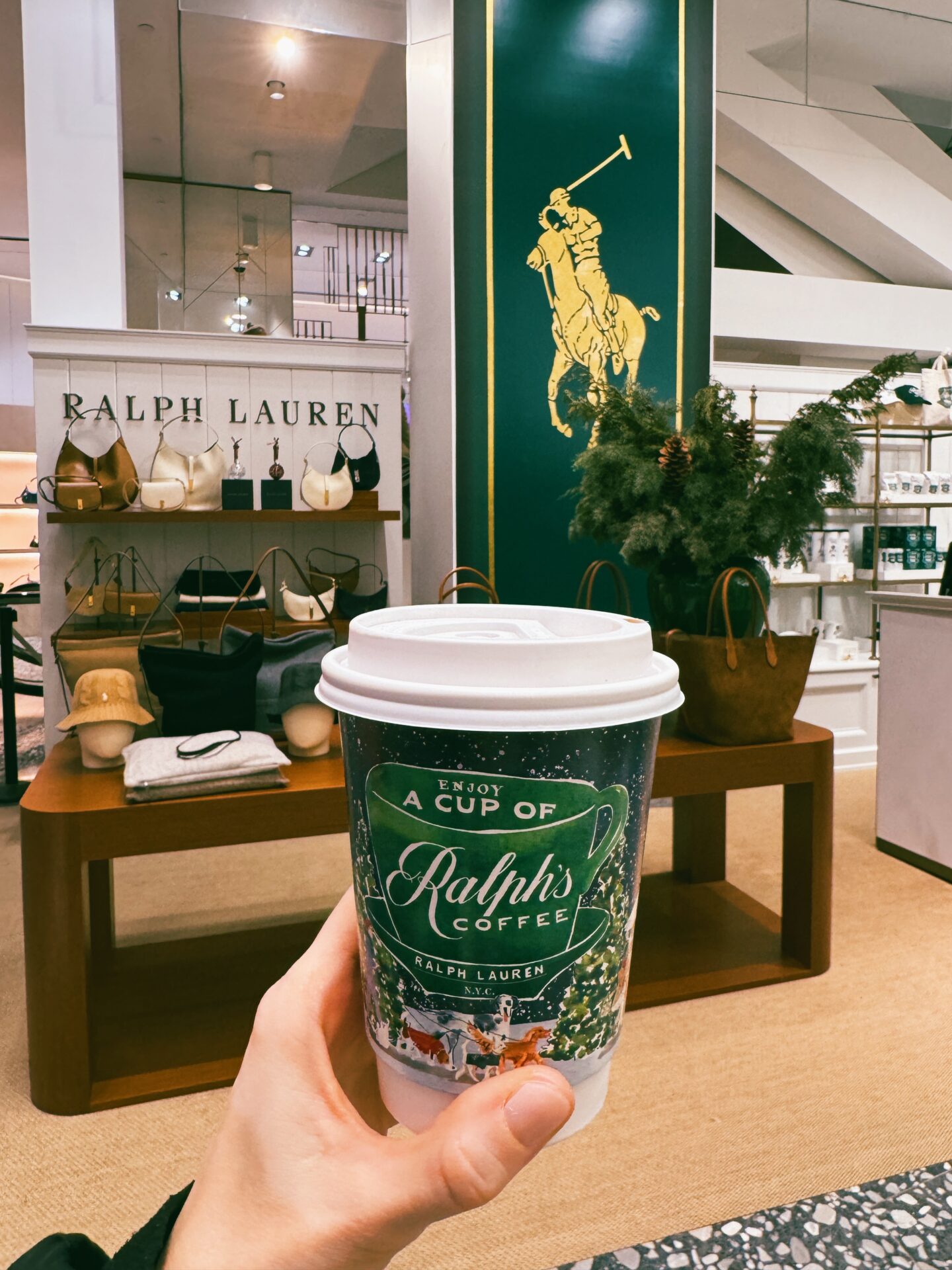 Ralphs Coffee at Saks Fifth Avenue in New York City