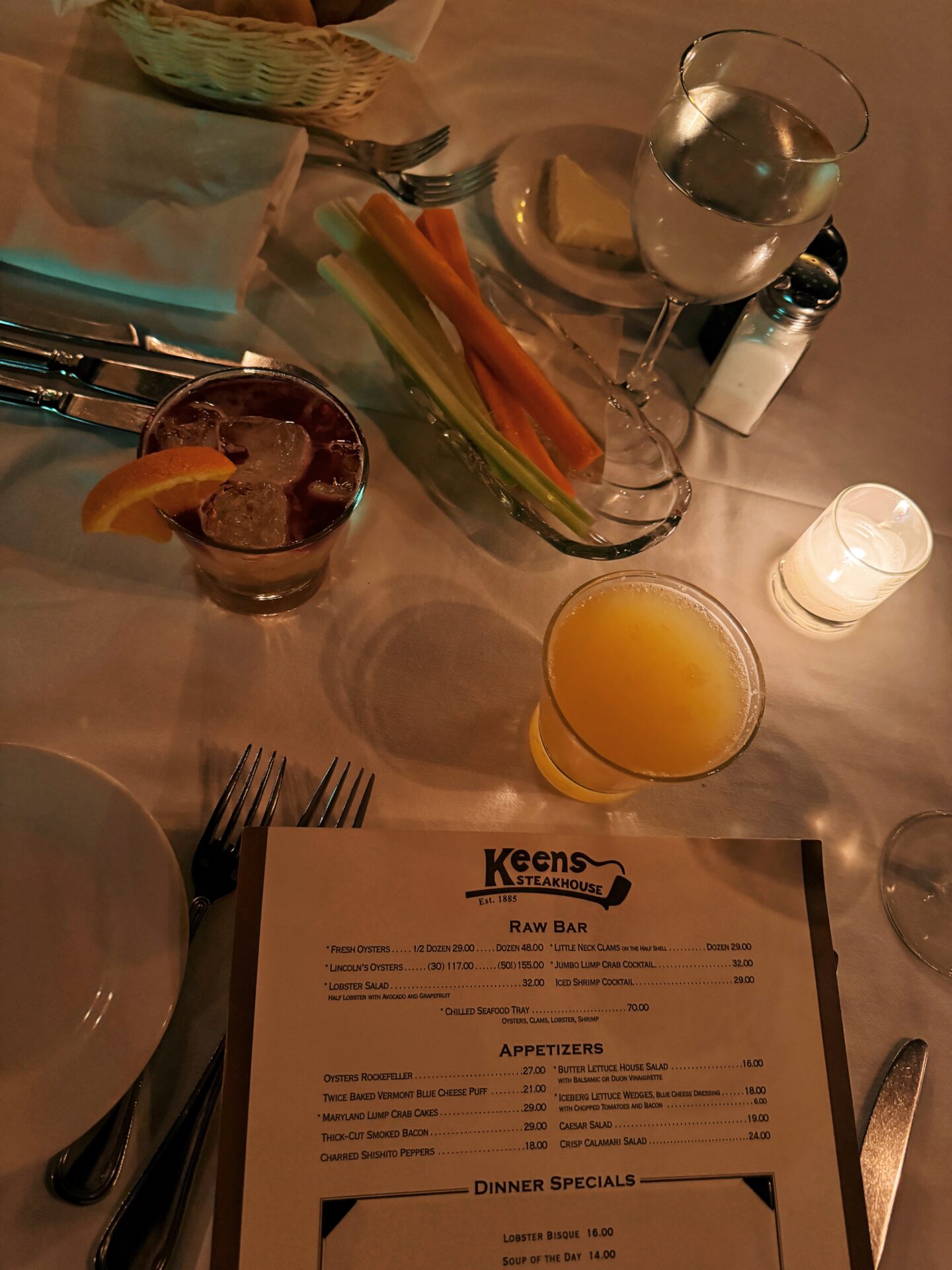 KEENS RESTAURANT IN NYC