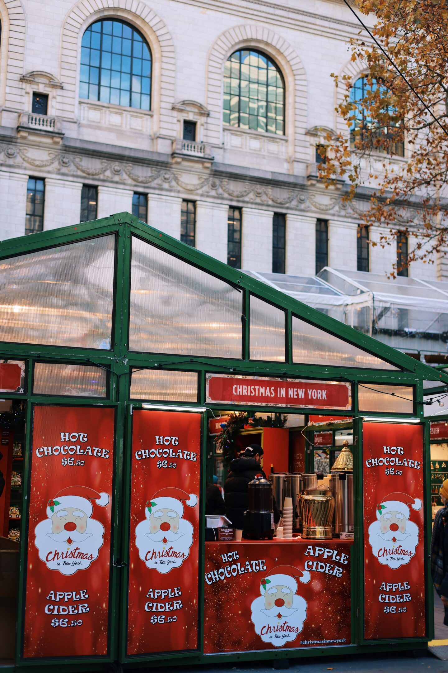 Bryant Park Winter Village in NYC