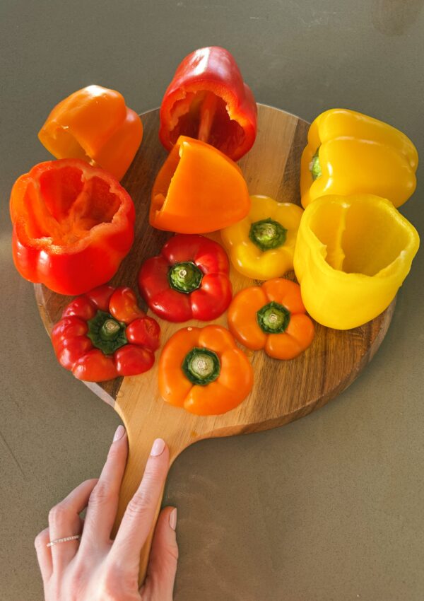 My Favorite Stuffed Peppers, in 30 minutes!