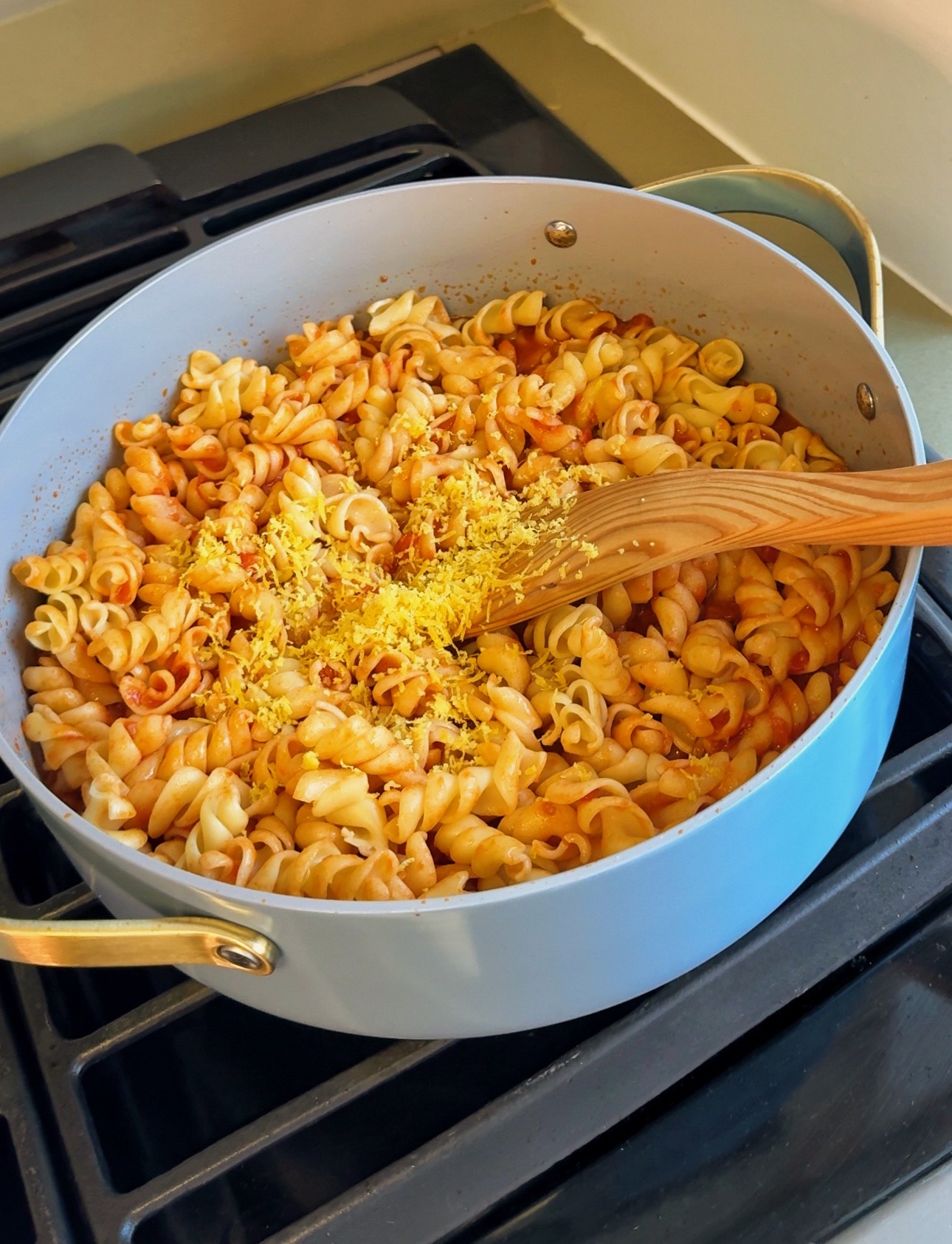 Lemon Herb Pasta with lemon