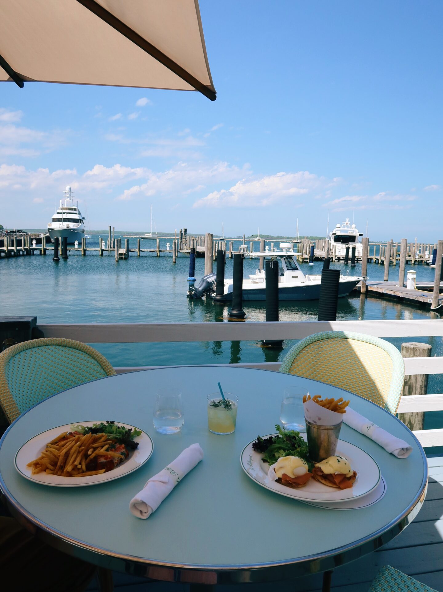 Lunch in Sag Harbour Bilboquet