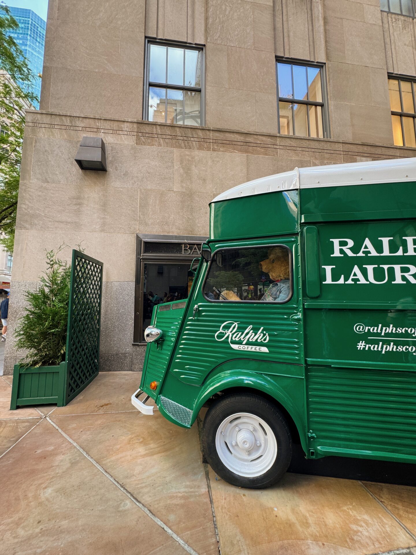 Ralphs Green Coffee Truck in New York City