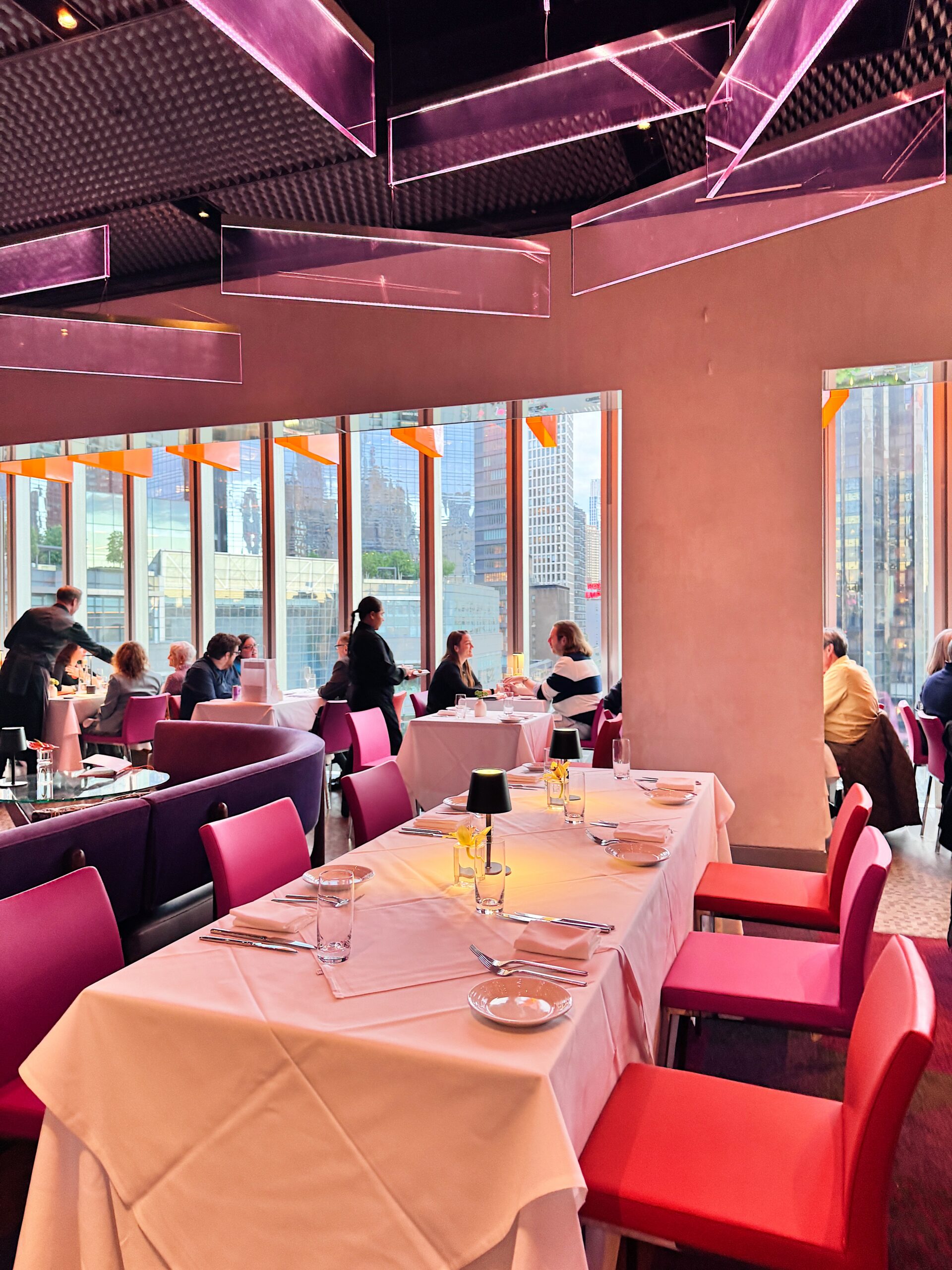 ROBERT restaurant in New York overlooking Columbus circle