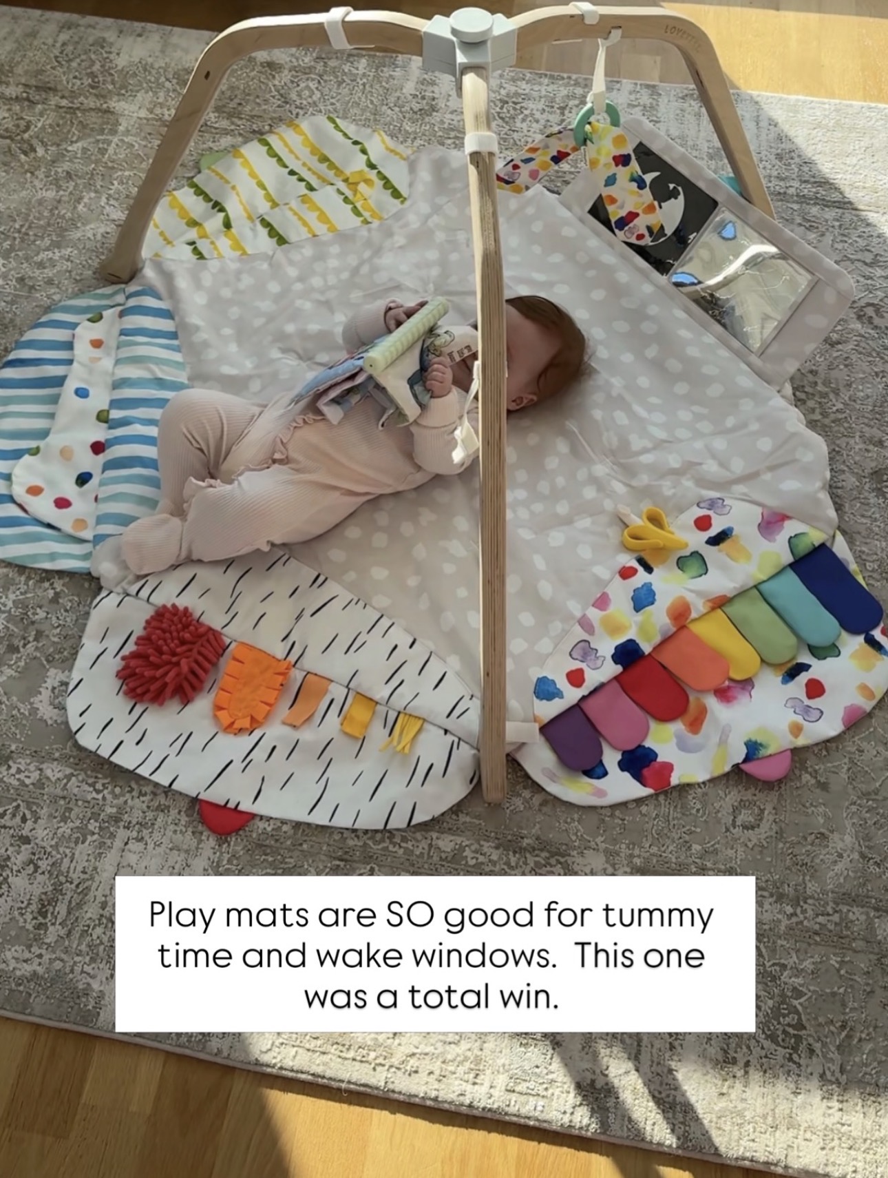 Play gym is one of baby essentials