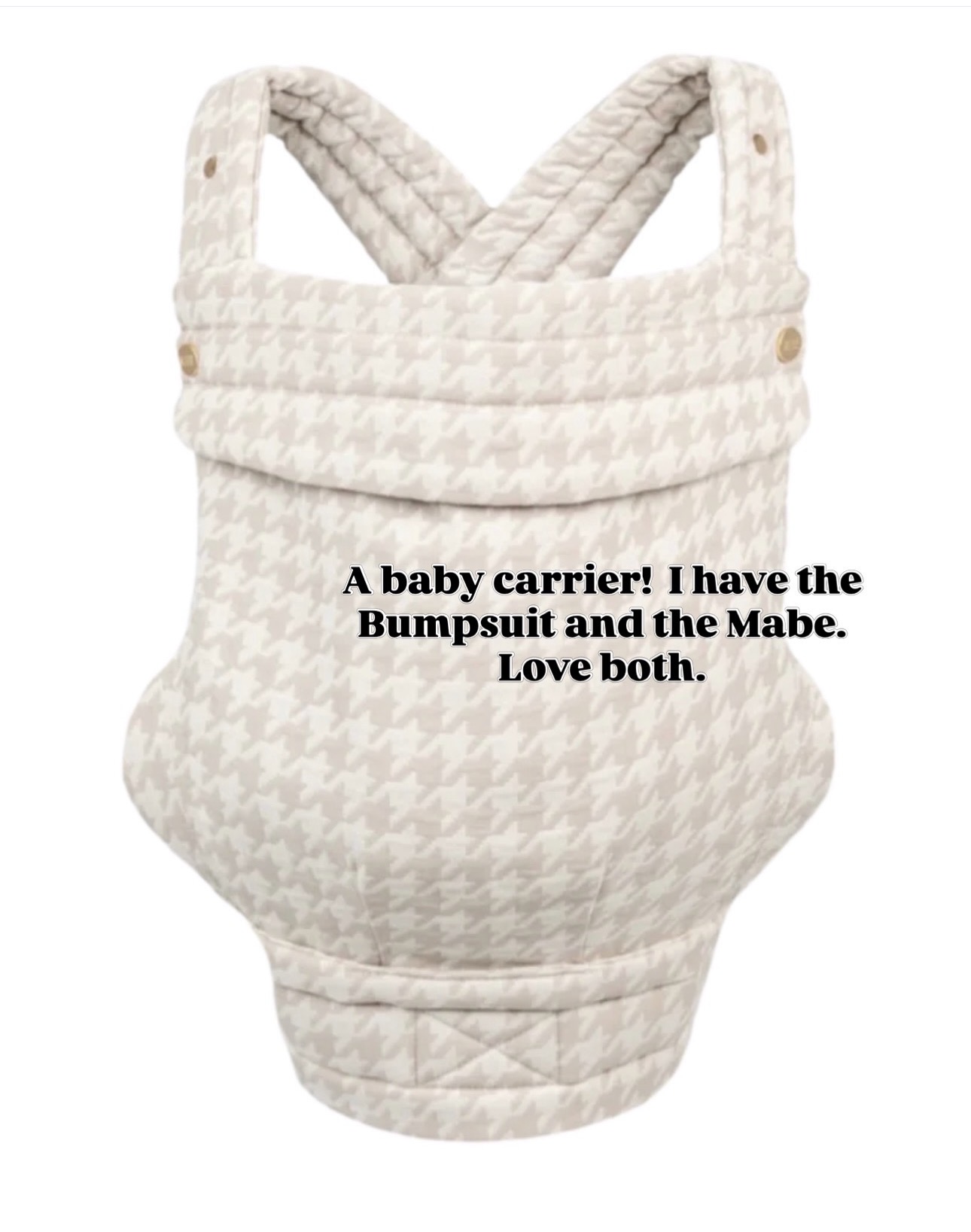 baby carrier is a baby essential